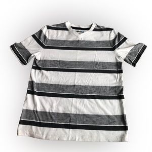 Tony Hawk V Neck Boys Striped Short Sleeve Shirt